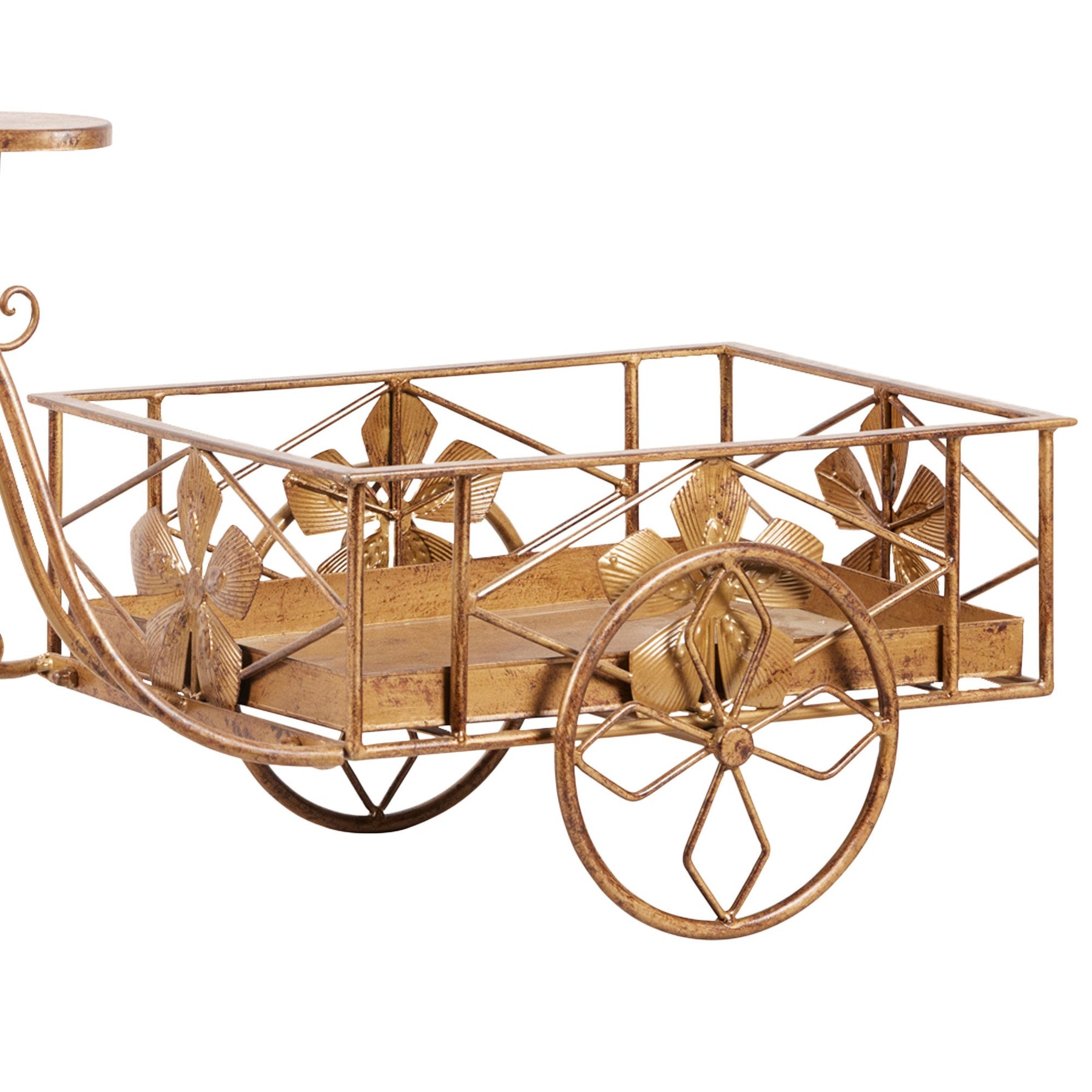 Christabelle Antique Gold Bicycle Christmas Tree Display Decoration Ornament - SuperSaverAU - view 2