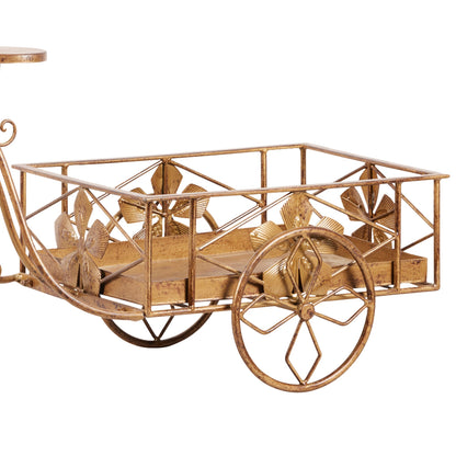 Christabelle Antique Gold Bicycle Christmas Tree Display Decoration Ornament