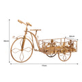Christabelle Antique Gold Bicycle Christmas Tree Display Decoration Ornament - SuperSaverAU - view 3