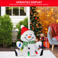 Christabelle Sitting Christmas Snowman Display With Lights - 40cm - SuperSaverAU - view 3