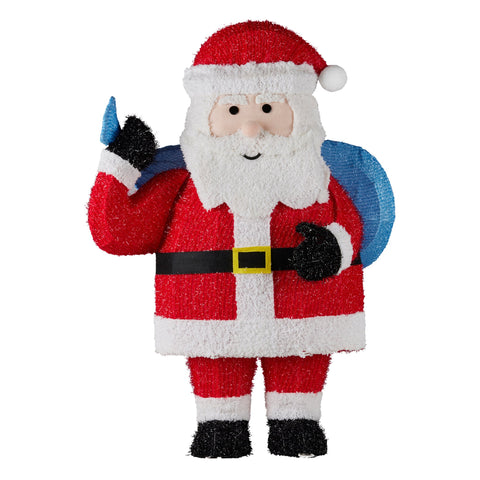 Christabelle 81cm Christmas Santa Display with Lights - SuperSaverAU - view 1