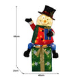 Christabelle 85cm Christmas Snowman On Presents Display with Lights - SuperSaverAU - view 2