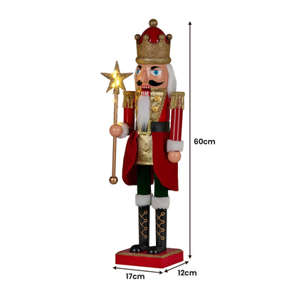 Christabelle 60cm Musical LED Animated Nutcracker Ornament
