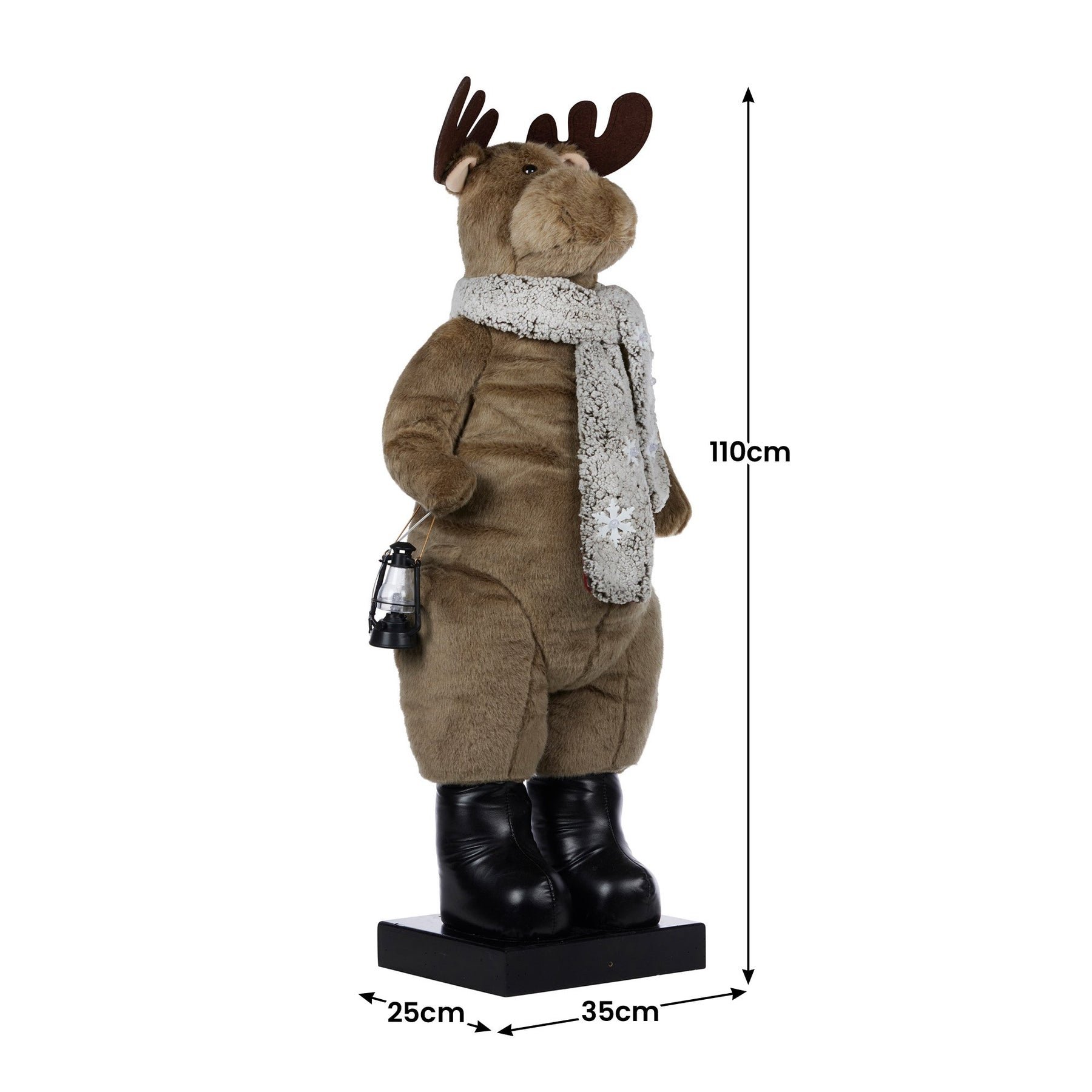 Christabelle 1.1m Musical LED Animated Christmas Moose Decoration - SuperSaverAU - view 3