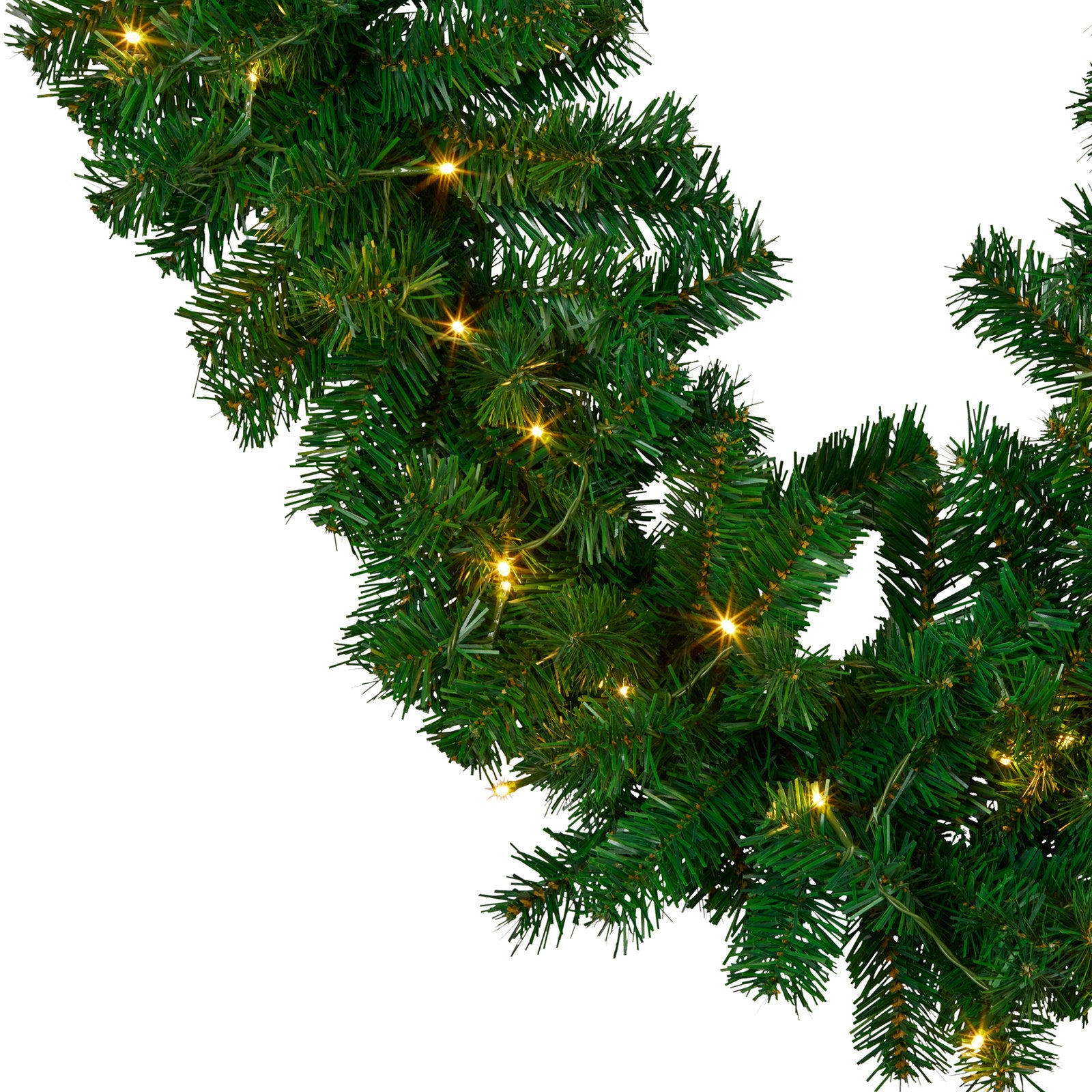 Christabelle 2.7m Christmas Garland with LED Lights Chadwick Tree Decoration Ornament - SuperSaverAU - view 3
