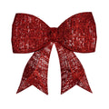 Christabelle Christmas Display Bow 91cm with LED and Twinkle Lights 5 Functions Christmas Festive Decorations Display Big Wired Bow - SuperSaverAU - view 2