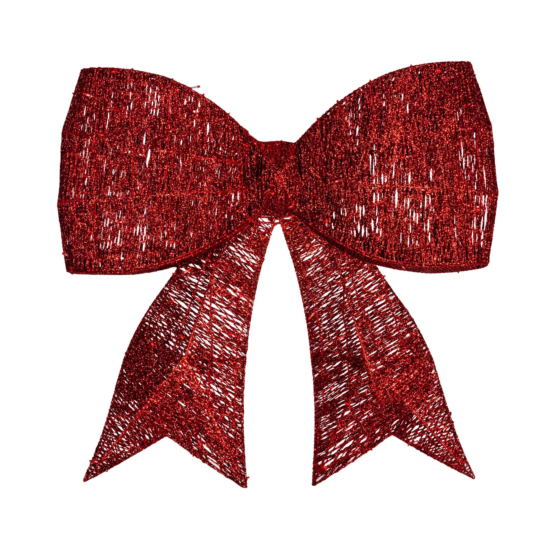 Christabelle Christmas Display Bow 91cm with LED and Twinkle Lights 5 Functions Christmas Festive Decorations Display Big Wired Bow - SuperSaverAU - view 2