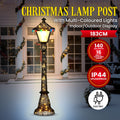 Christabelle Christmas Lamp Post Display 183cm With Lights - SuperSaverAU - view 3