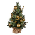 Christabelle 61cm Battery-operated Christmas Tree Warm Lights Led Table Top Gold - SuperSaverAU - view 3