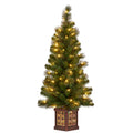 Christabelle 4ft Christmas Tree Glittery Gold Pine Led Multi Lights Xmas Decor - SuperSaverAU - view 2
