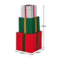 Christabelle 122cm Animated Present Stack Santa Led Lights Christmas Tree Decor - SuperSaverAU - view 2