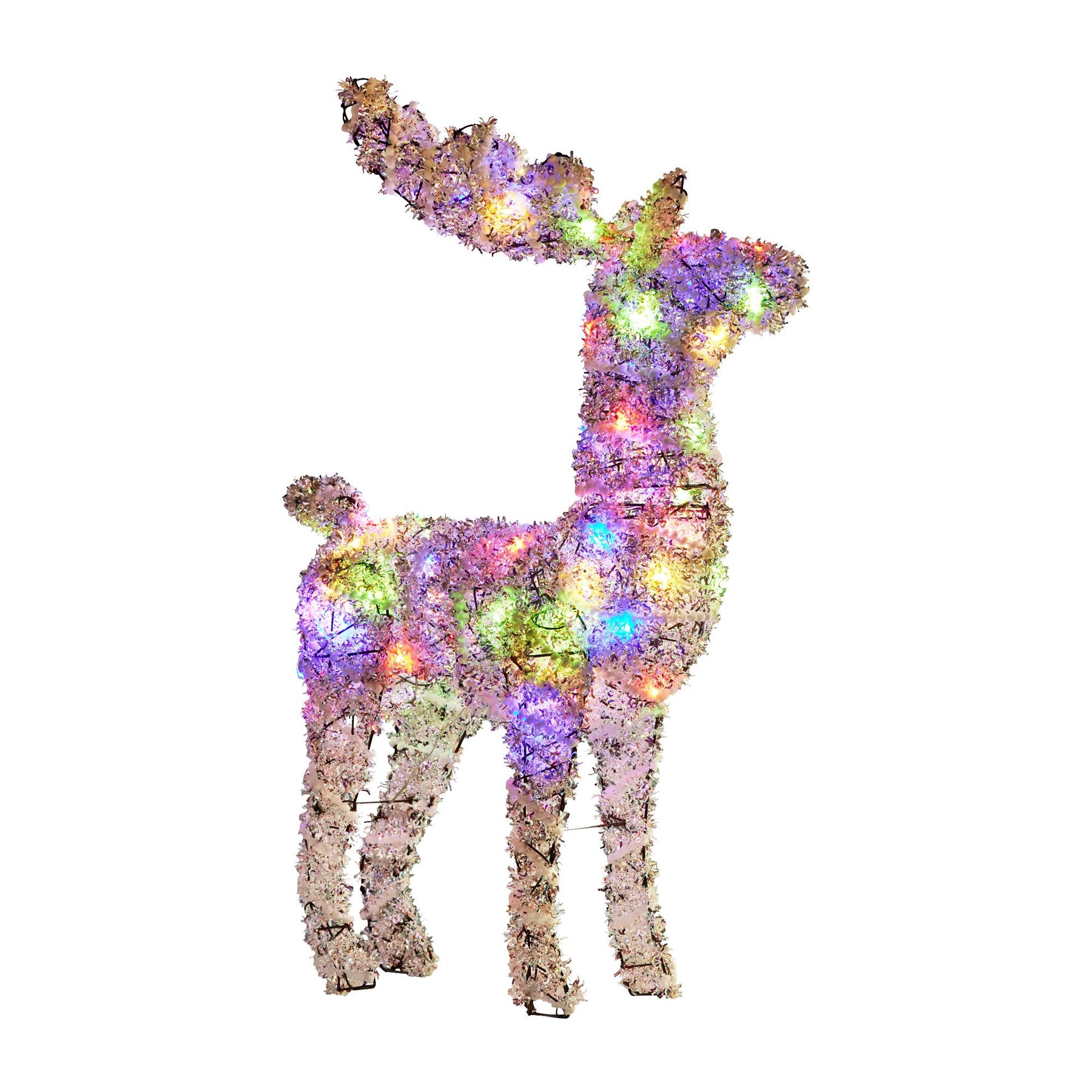 Christabelle 112cm Animated Reindeer Christmas LED Lights Indoor Outdoor Yard Statue Decoration - SuperSaverAU - view 1