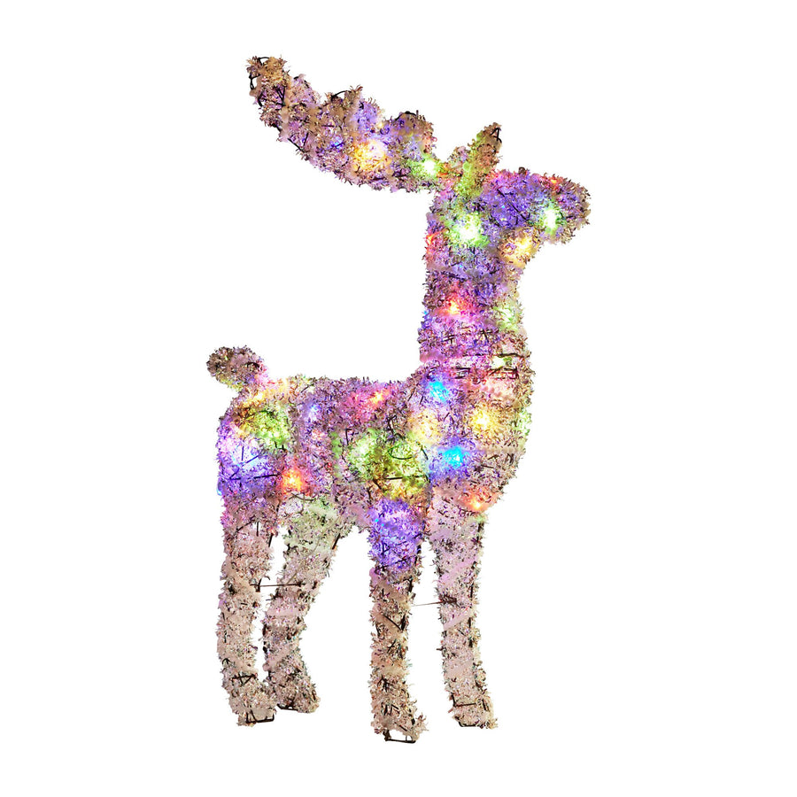 Christabelle 112cm Animated Reindeer Christmas LED Lights Indoor Outdoor Yard Statue Decoration - SuperSaverAU - view 1