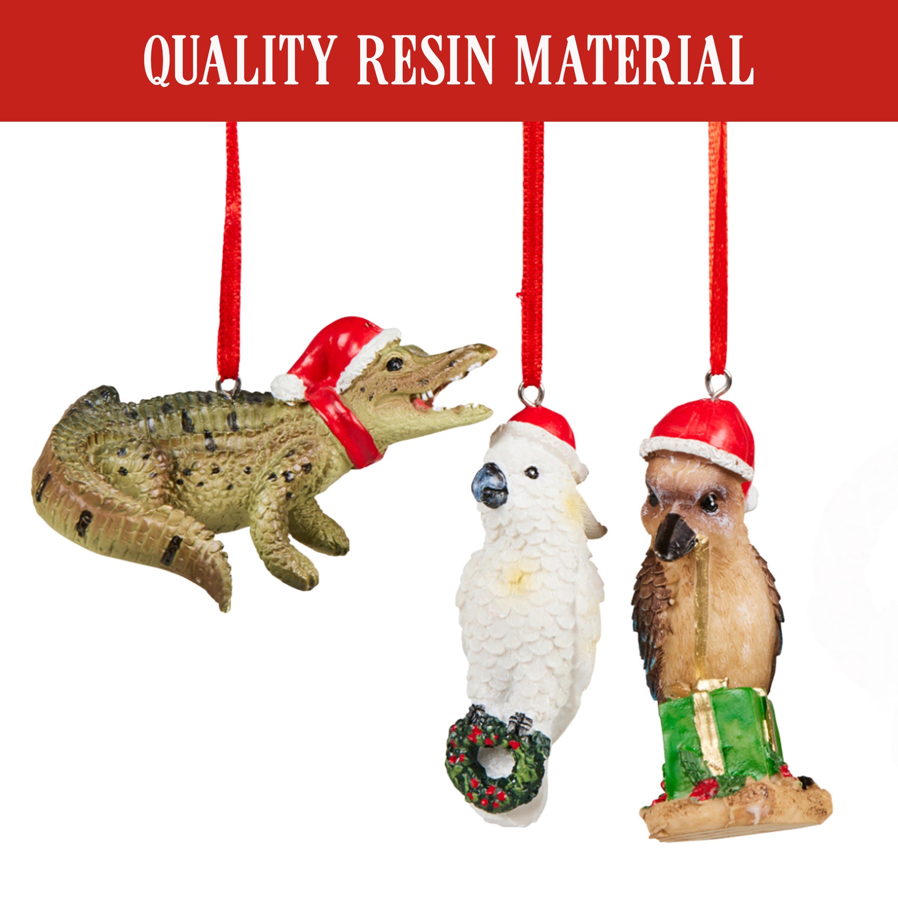 Christabelle Aussie Animals Christmas Decoration Gift Pack - 6 Baubles, 7-8cm - SuperSaverAU - view 7