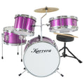 Karrera Children's 4pc Drum Kit - Purple