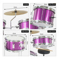 Karrera Children's 4pc Drum Kit - Purple