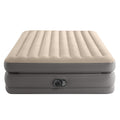 Intex Queen Dura-Beam Elevated Air Mattress with Internal Pump, Velvety Soft Top - SuperSaverAU - view 2