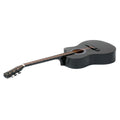 Karrera 40in Acoustic Cutaway Guitar Set - Black
