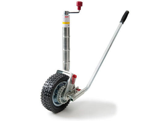 AL-KO 10in Ratchet Jockey Wheel with Power Mover