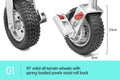 AL-KO 10in Ratchet Jockey Wheel with Power Mover