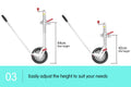AL-KO 10in Ratchet Jockey Wheel with Power Mover