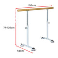 Powertrain Freestanding Ballet Barre - 1.5m - SuperSaverAU - view 3