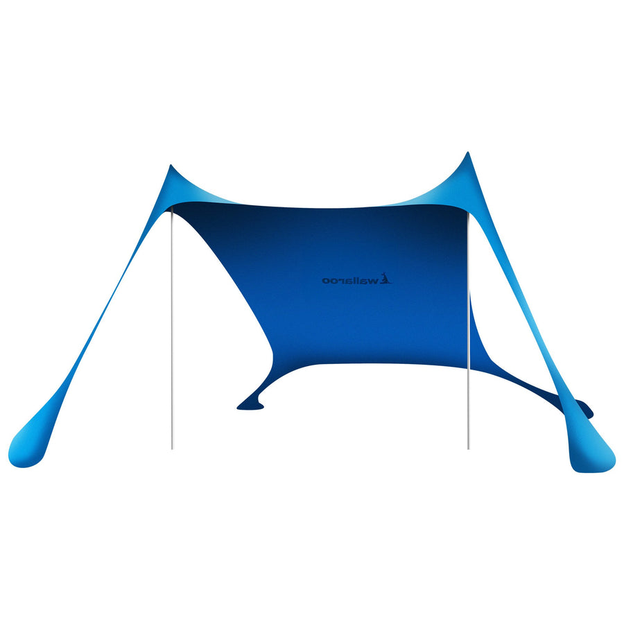 Wallaroo Beach Tent Canopy Sunshade 2m x 2m - UPF 50+, Portable, Blue - SuperSaverAU - view 1