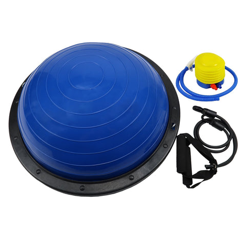 Powertrain Fitness Yoga Ball Home Gym Workout Balance Trainer Blue - SuperSaverAU - view 1