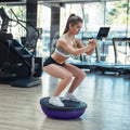 Powertrain Fitness Yoga Ball Home Gym Workout Balance Trainer Purple - SuperSaverAU - view 5