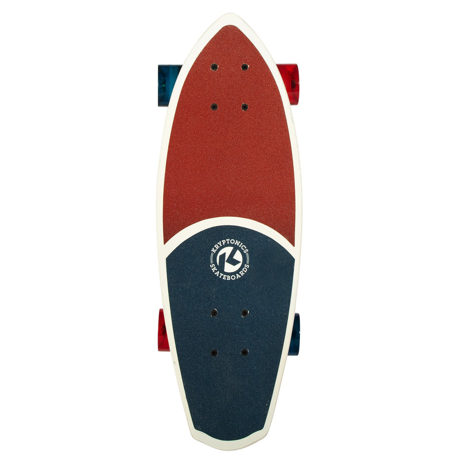 Bravo Sports Kryptonics 23-inch Mini Fat Cruiser Board In Liberty Blue - SuperSaverAU - view 1