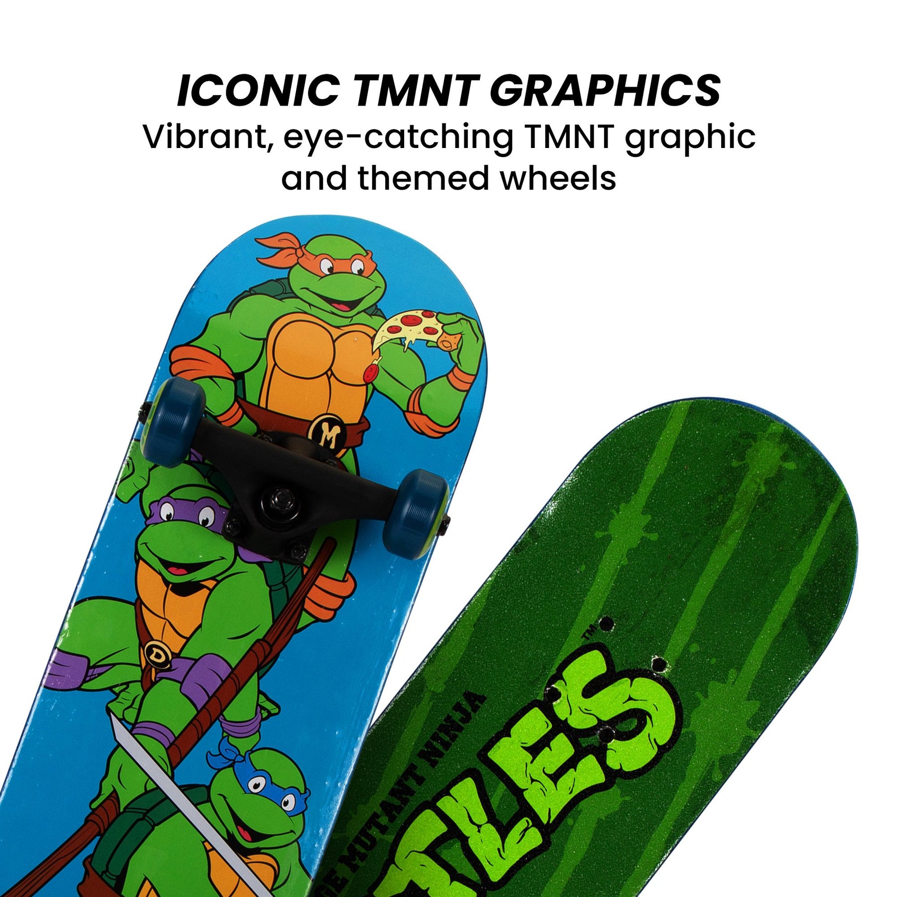 Kryptonics Teenage Mutant Ninja Turtles 28-inch Turtle Time Popsicle Skateboard - SuperSaverAU - view 6
