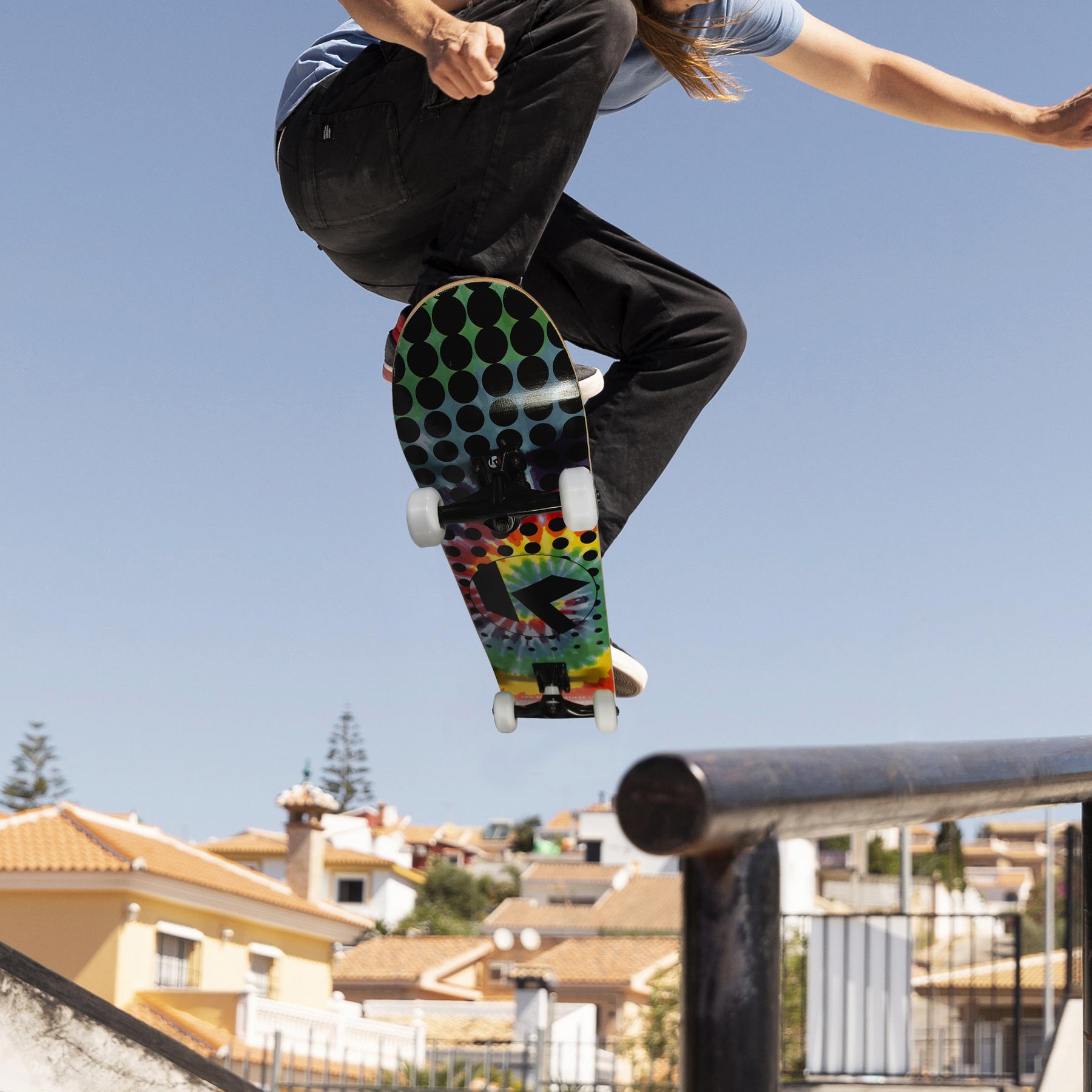 Kryptonics 31-inch Star Series Complete Skateboard Rainbow Dot - SuperSaverAU - view 10