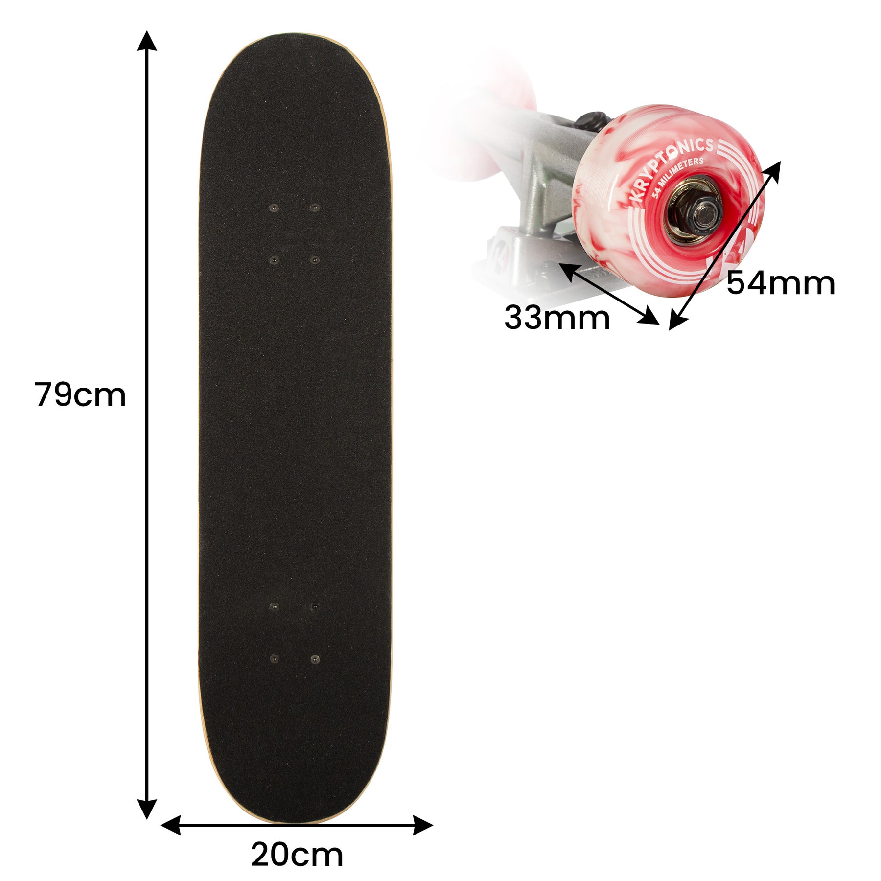 Kryptonics 31-Inch Star Series Complete Skateboard - SuperSaverAU - view 4