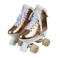Circle Society Adjustable Quad Kids Roller Skates In Metallic Rose Gold - SuperSaverAU - view 1