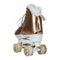Circle Society Adjustable Quad Kids Roller Skates In Metallic Rose Gold - SuperSaverAU - view 3