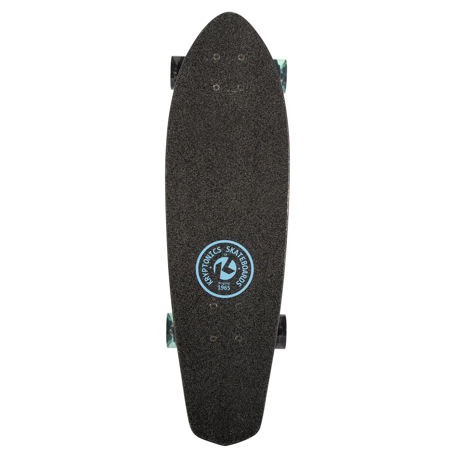 Kryptonics 28-inch Cruiser Board - 8 Ply NE Birch Deck, Single Kicktail, 62mm Wheels