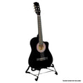 Karrera 34in Children's Cutaway Acoustic Guitar - Black