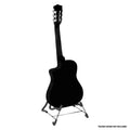 Karrera 34in Children's Cutaway Acoustic Guitar - Black