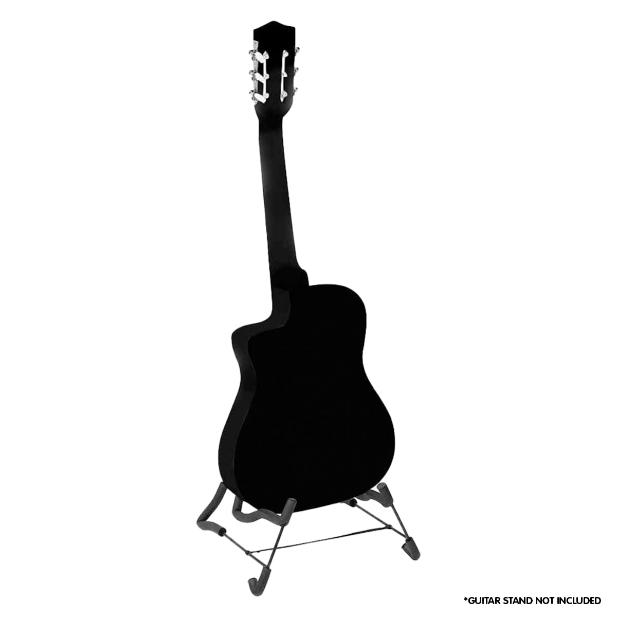 Karrera 34in Children's Cutaway Acoustic Guitar - Black