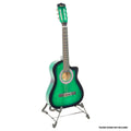 Karrera 34in Children's Cutaway Acoustic Guitar - Green