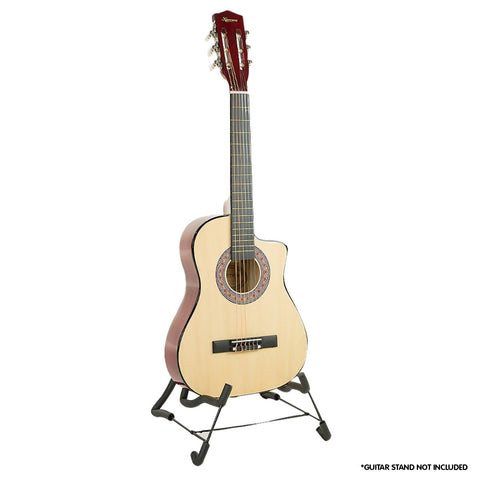 Karrera 34in Children's Cutaway Acoustic Guitar - Natural