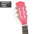 Karrera 34in Children's Cutaway Acoustic Guitar - Pink