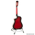 Karrera 34in Children's Cutaway Acoustic Guitar - Red