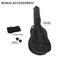 Karrera 38in Cutaway Acoustic Guitar Set - Blue Burst