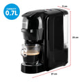 Pronti HomeMaid 3-in-1 Coffee Machine, 19 Bar, Nespresso & Caffitaly Compatible, 600ml - SuperSaverAU - view 3