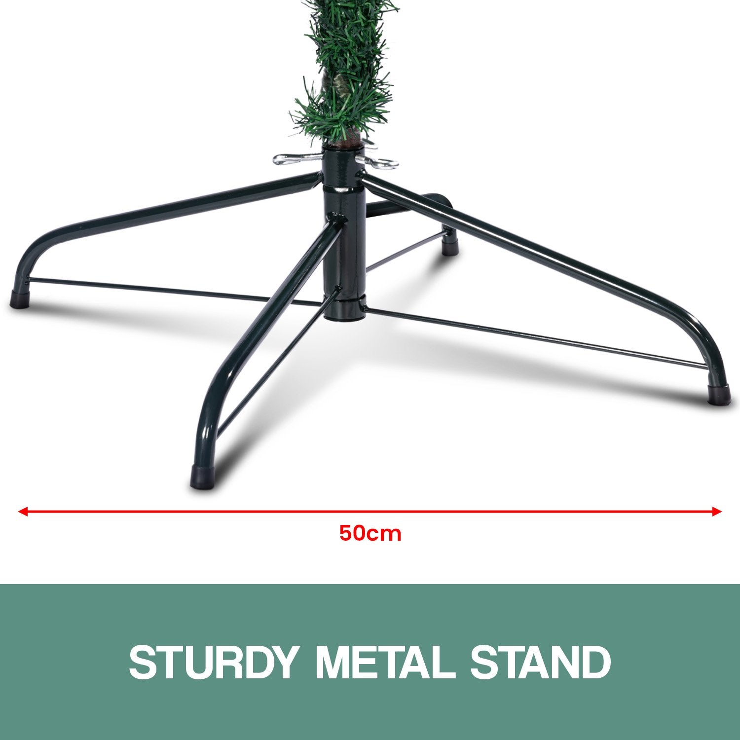 Christabelle Green Christmas Tree 2.1m Xmas Decor Decorations -1200 Tips - SuperSaverAU - view 8