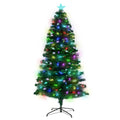 Christabelle 1.5m Enchanted Pre Lit Fibre Optic Christmas Tree Stars Xmas Decor - SuperSaverAU - view 1