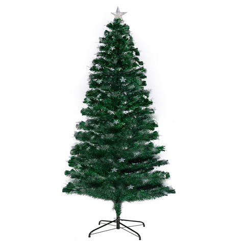 Christabelle 1.5m Enchanted Pre Lit Fibre Optic Christmas Tree Stars Xmas Decor - SuperSaverAU - view 2