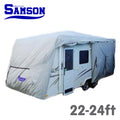 Samson Heavy Duty Caravan Cover 22-24ft, Waterproof, UV Treated, Adjustable Straps - SuperSaverAU - view 4