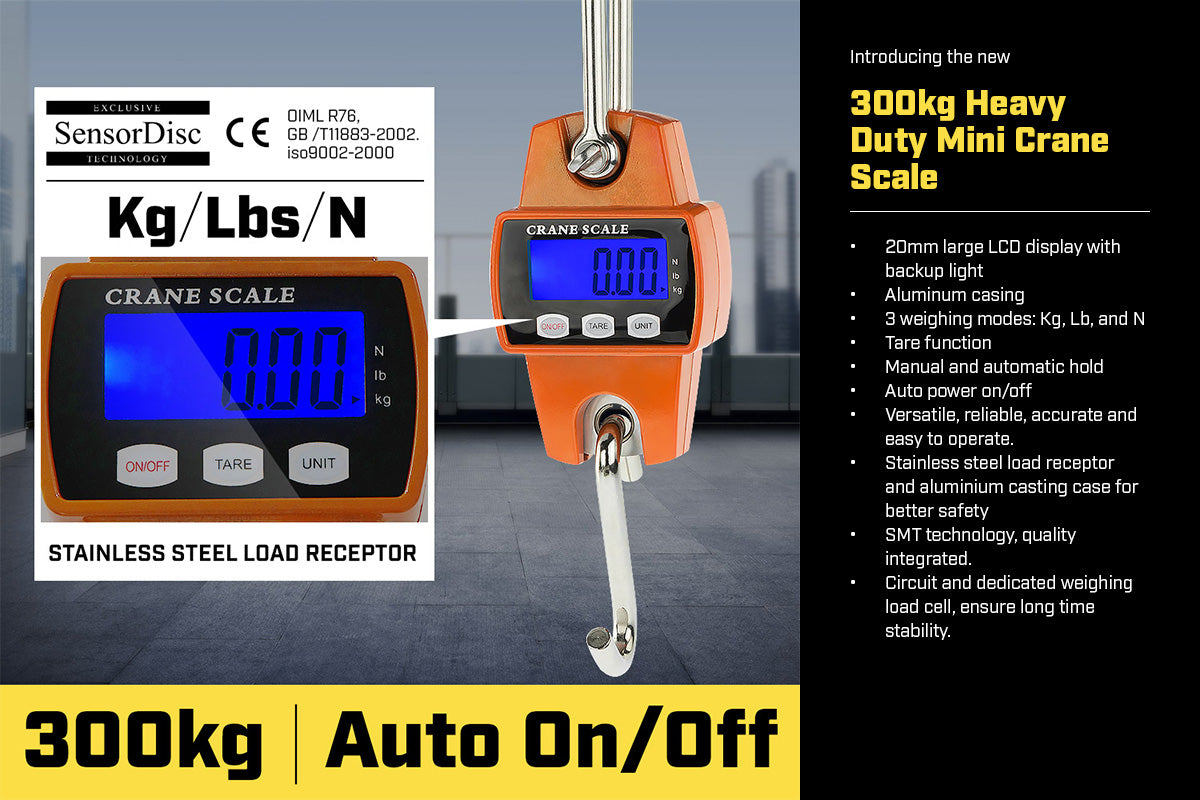 Kartrite Crane Scales Hanging 300Kg Industrial Electronic - SuperSaverAU - view 3